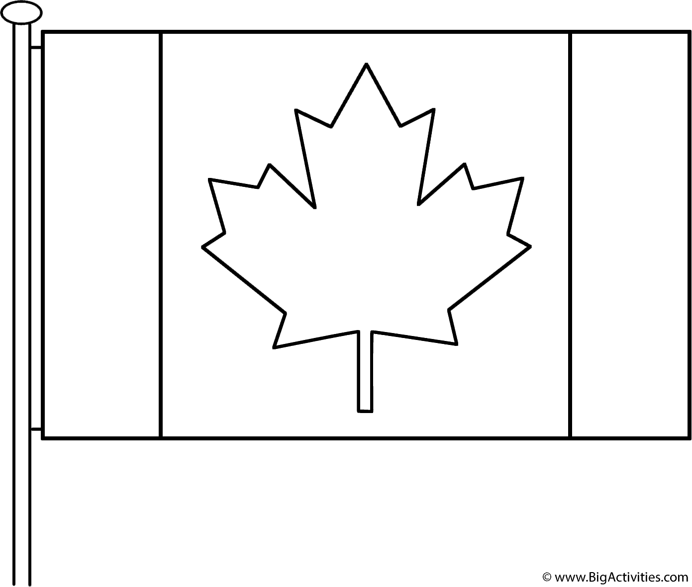 Canada Colouring Pages