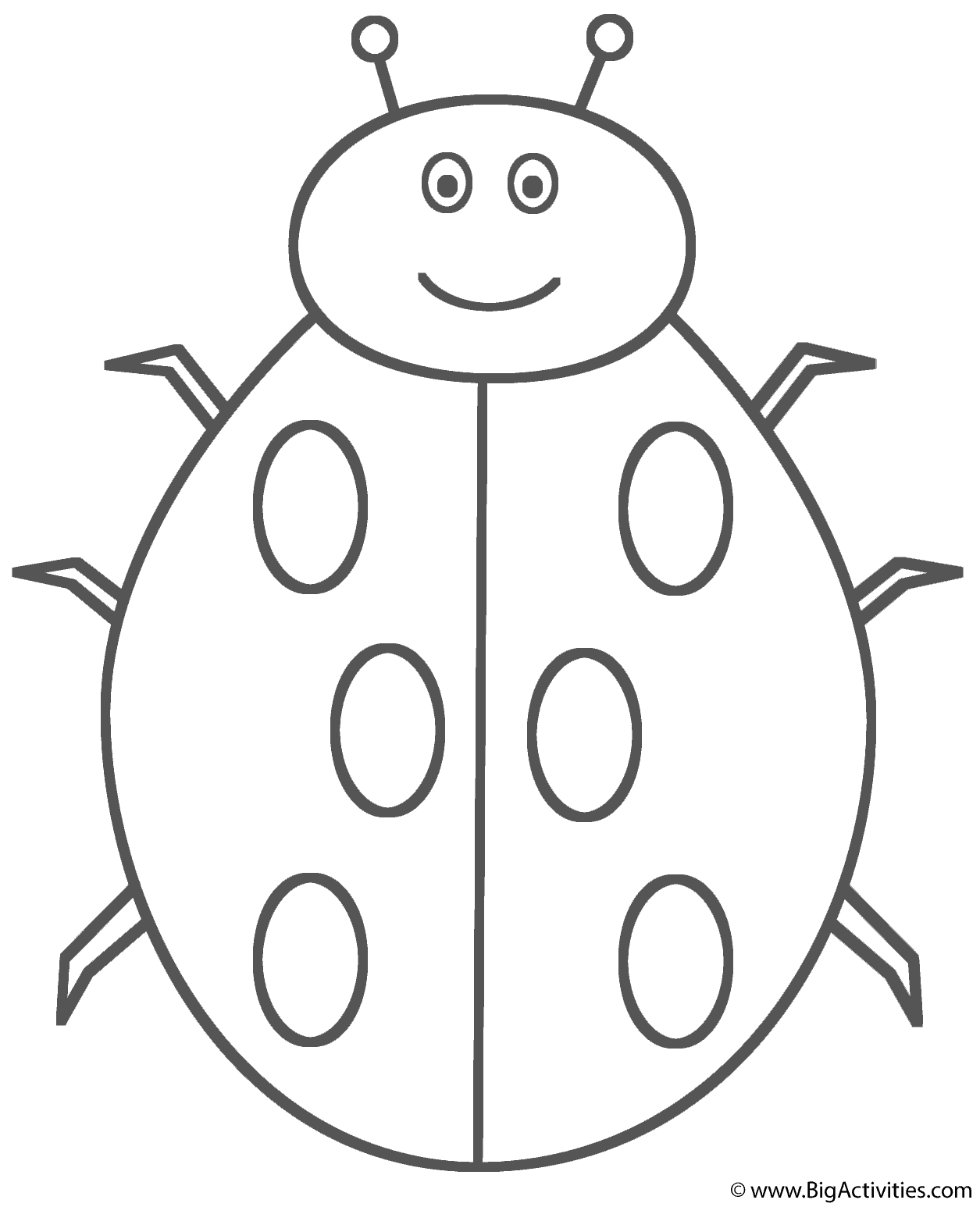 Ladybug Colouring Pages