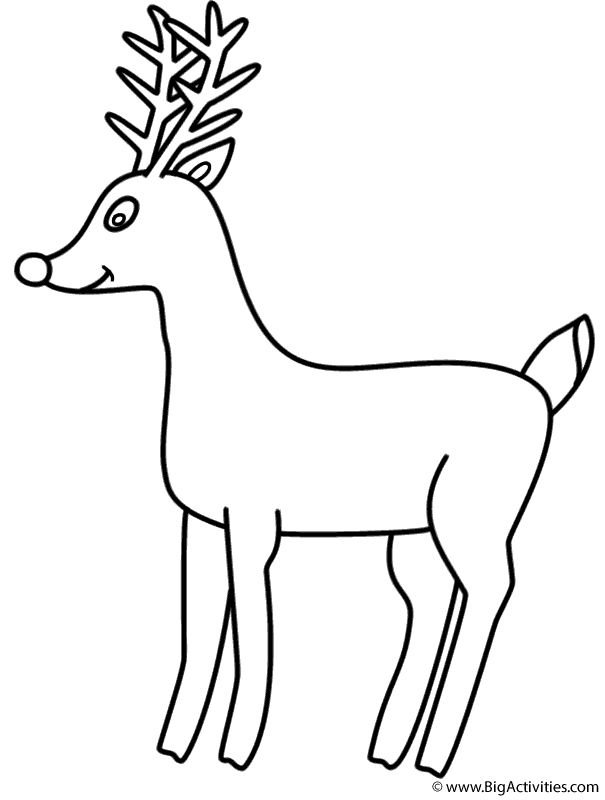 rudolph coloring pages printable