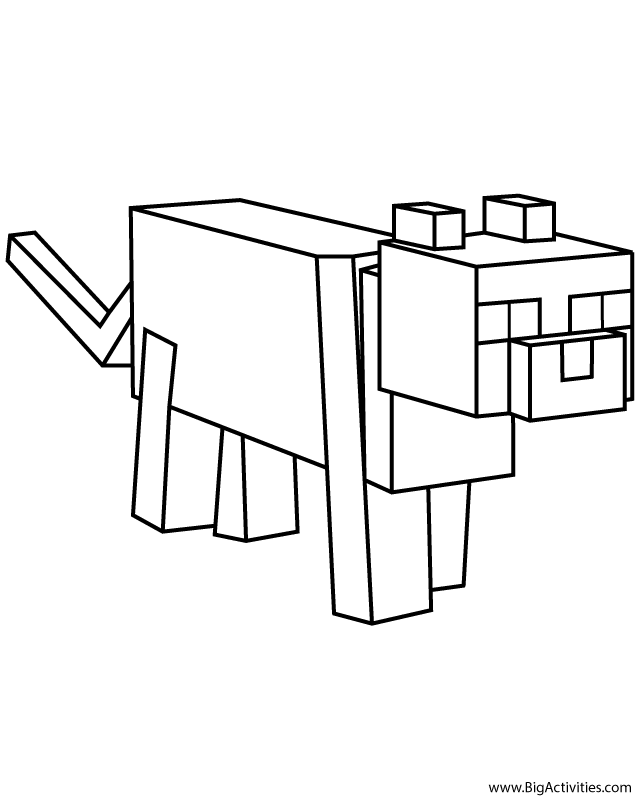 minecraft coloring pages mobs