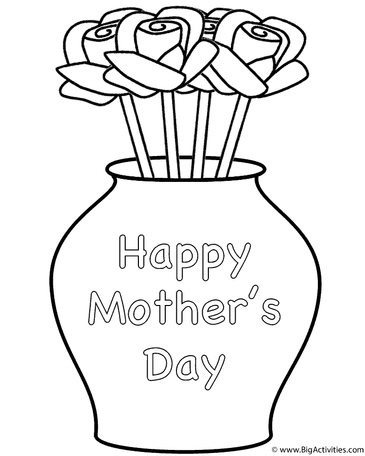 roses-in-vase-with-theme-coloring-page-mother-s-day