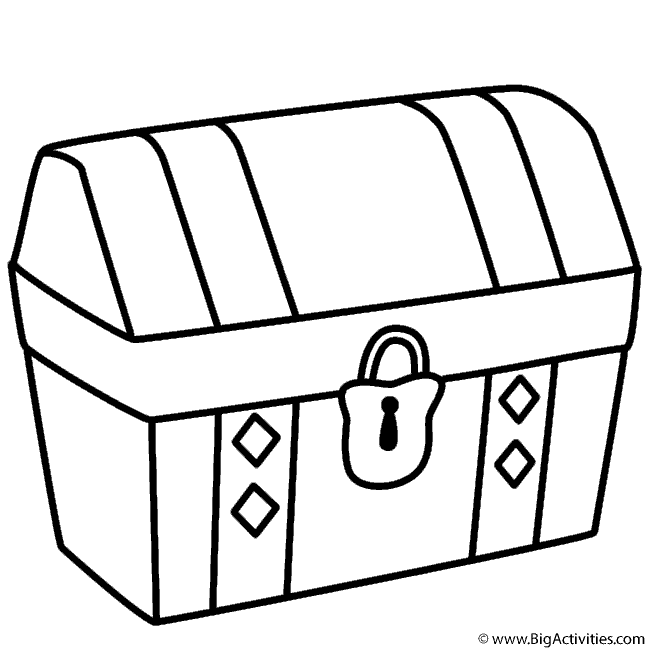Treasure Coloring Pages