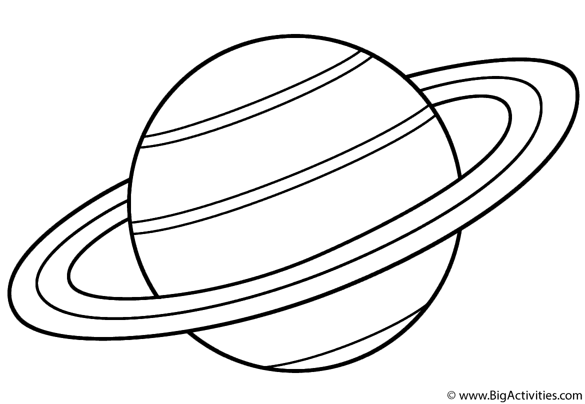 color planet saturn craft project