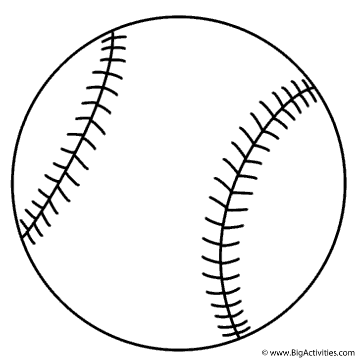 Baseball Coloring Pages For Kids Printable