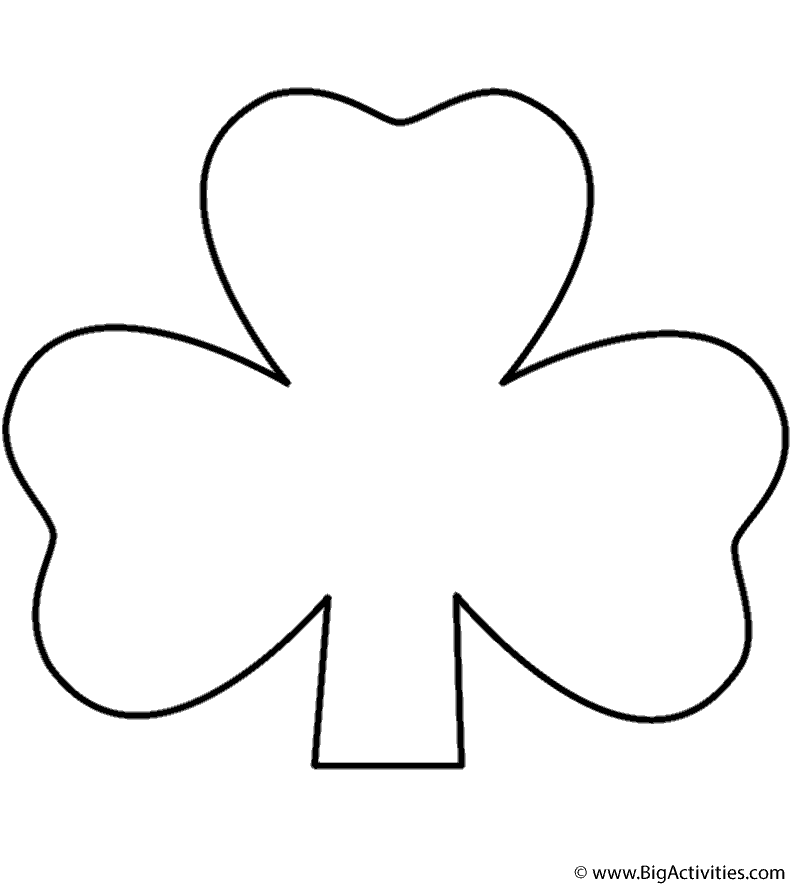 three-leaf-clover-with-short-stem-coloring-page-st-patrick-s-day