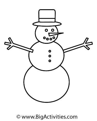 Winter - Hard Word Scramble (Snowman)