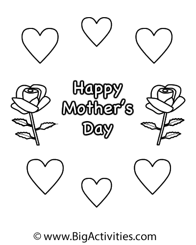 How to Draw a Mother's Day Heart - Really Easy Drawing Tutorial