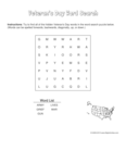 Veteran's Day - Word Searches